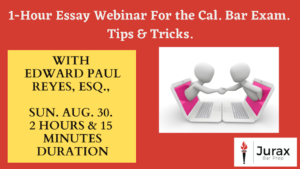 California bar essays and answers picture